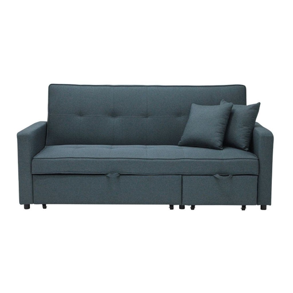 SB Design Square โซฟาเบด รุ่น Saline สีฟ้า (210X91X99 ซม.) แบรนด์ SOFA SOLUTIONS