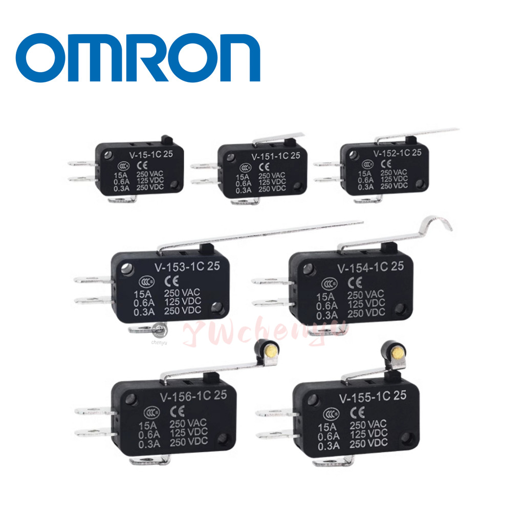 Omron สวิตช์ไมโครขนาดเล็ก V-151-1C25 V-152 153 154 155 156-1C25 V-15-1A5 1C25