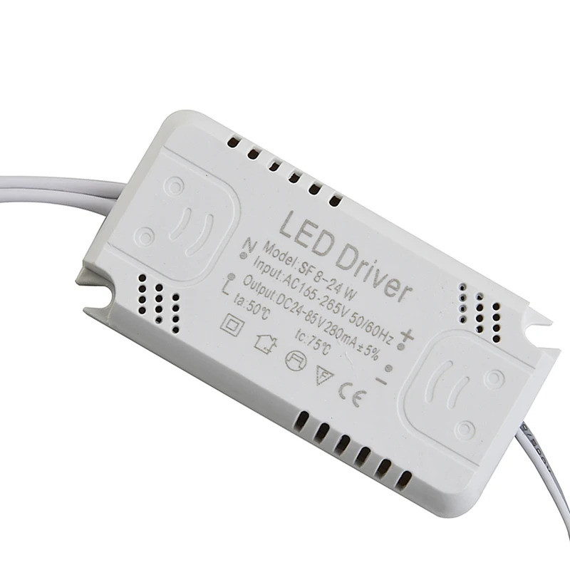 อะแดปเตอร์ไดร์เวอร์ LED 280mA 8-24W 24-40W 40-60W 60-80W AC165-265V หม้อแปลงไฟฟ้าแผงสําหรับ Ceiling โคมไฟแหล่งจ่ายไฟ