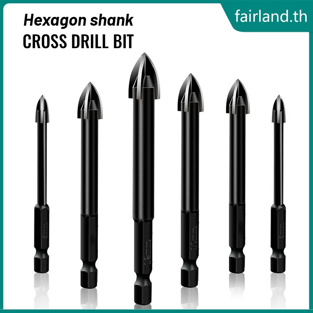 [FAIRLAND-TH] ดอกสว่านสามเหลี่ยมมัลติฟังก์ชั่นแก้วอิฐวิลาจเซรามิกผนังกระเบื้องเต็มรูปแบบ