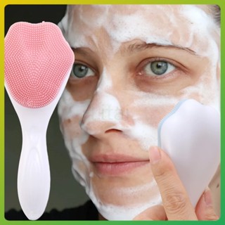 litai แปรงทําความสะอาดผิวหน้า อ่อนโยน แปรงมือถือซิลิโคน แปรง…