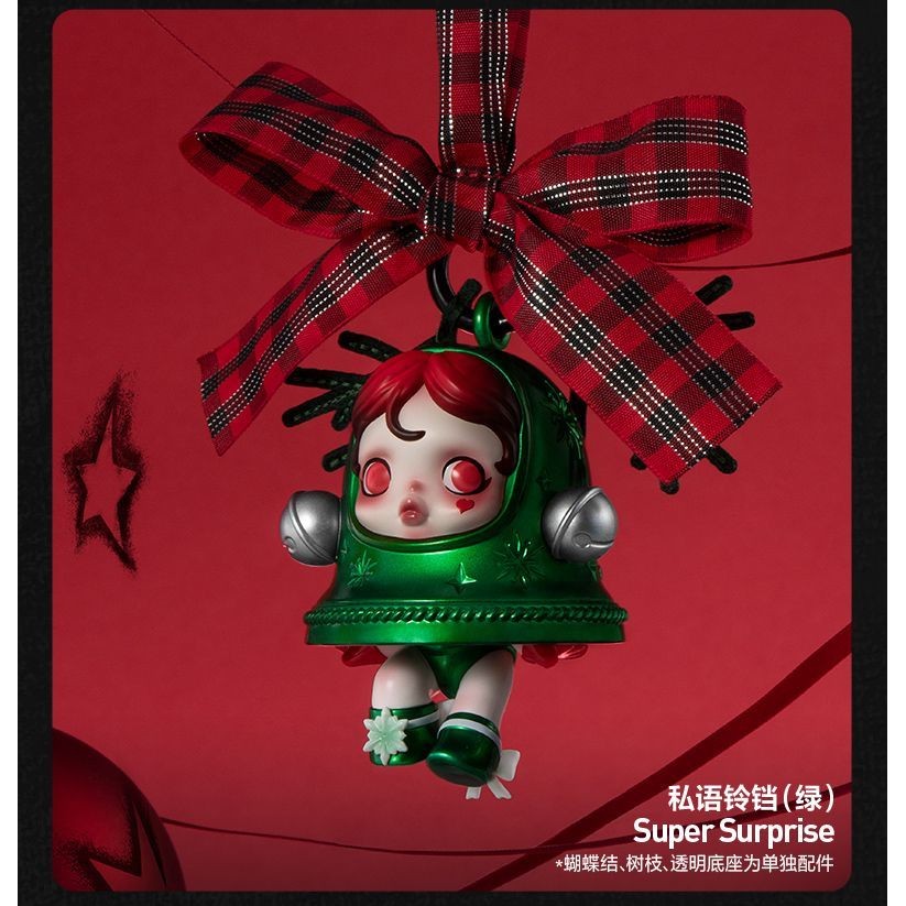 ของแท้ POPMART SKULLPANDA Wishing Time to Series บอกฉันต้องการของเล่นศิลปะอย่างเป็นทางการ
