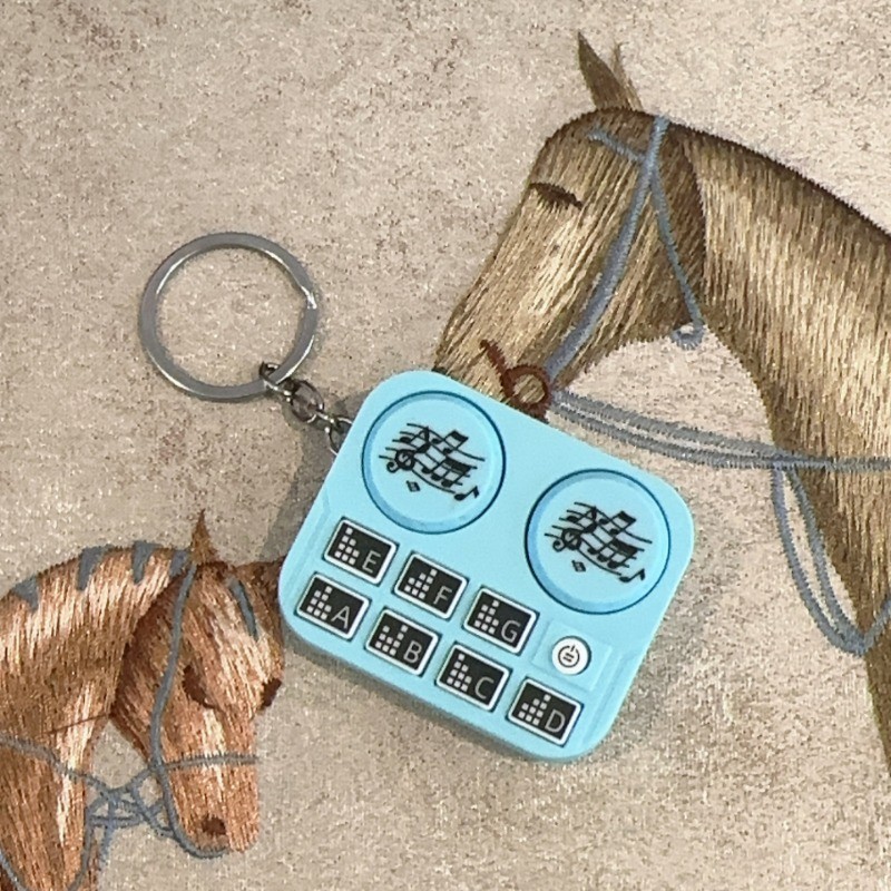 Creative DJ Disc Player เพลงพวงกุญแจ Luminous Sound ของเล่นพวงกุญแจกระเป๋าแขวนจี้กระเป๋าเป้สะพายหลังตกแต่งของขวัญเพื่อน - รูปที่ 5