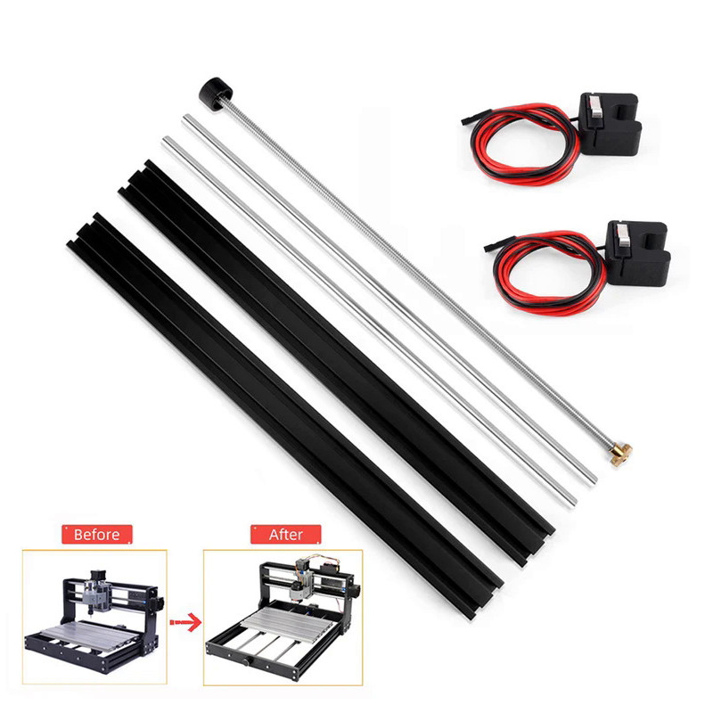3018 Pro Y-Axis Extension Kit Upgrade 3018 To 3040 Laser Machine Compatible with 3018 Pro CNC Engrav
