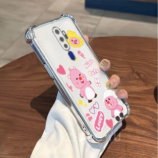 กันกระแทกcasing OPPO A9 2020 A5 2020 เคสโทรศัพท์ลายอนิเมะล่าสุดเคสป้องกันโปร่งใส