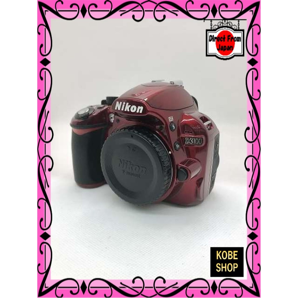 【ส่งตรงจากญี่ปุ่น】 NIKON D3100/ชุดเลนส์ Digital SLR Double Zoom รุ่นสีแดง 【สินค้ามือสอง】