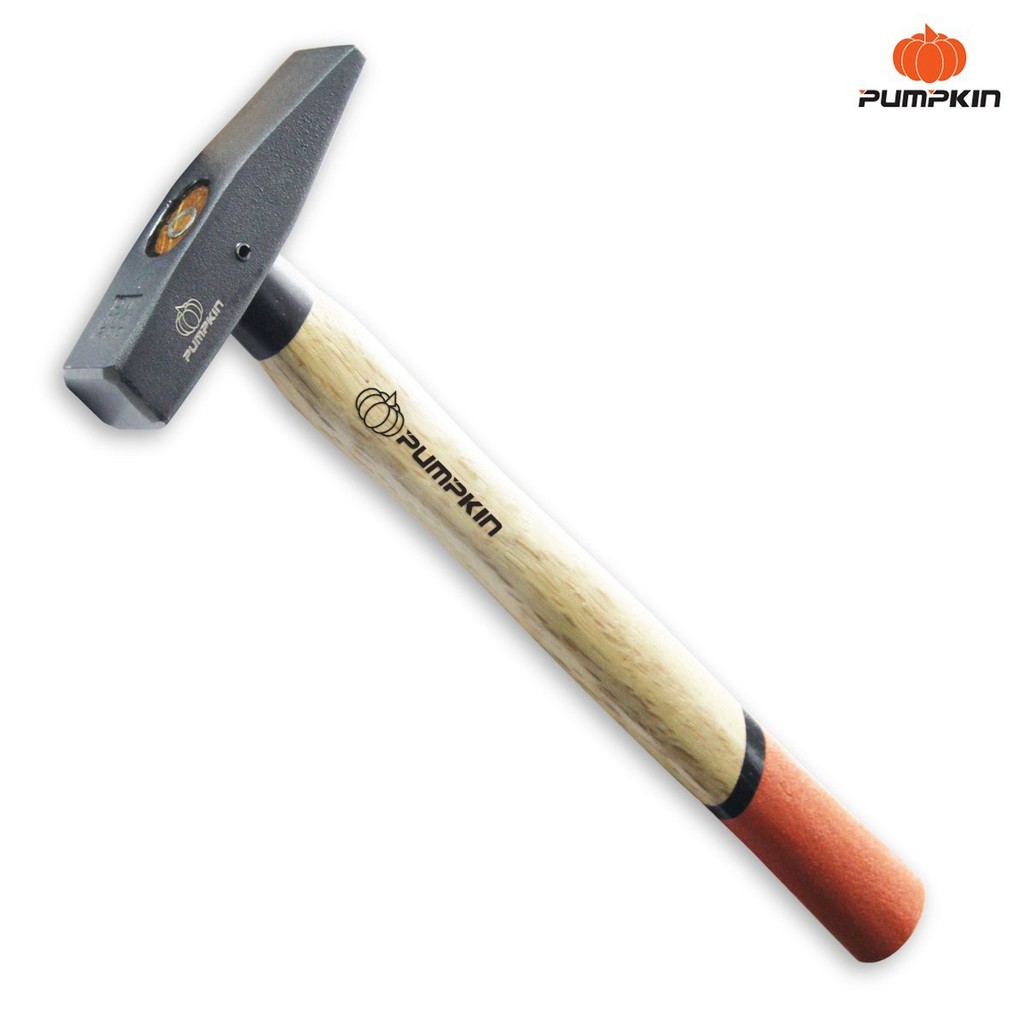 PUMPKIN ค้อนช่างทองด้ามไม้แข็งเสริมคอเหล็กเยอรมัน Wooden Mechanist Hammer/29660-29668