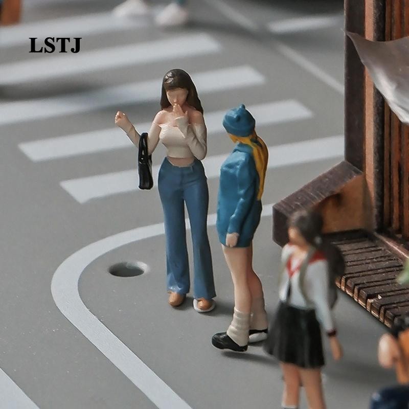 [Lstjj] 1/64 รูปสาวรุ่นมือทาสีหุ่นS Scale Fairy Gardenอุปกรณ์ประกอบฉากภาพยนตร์