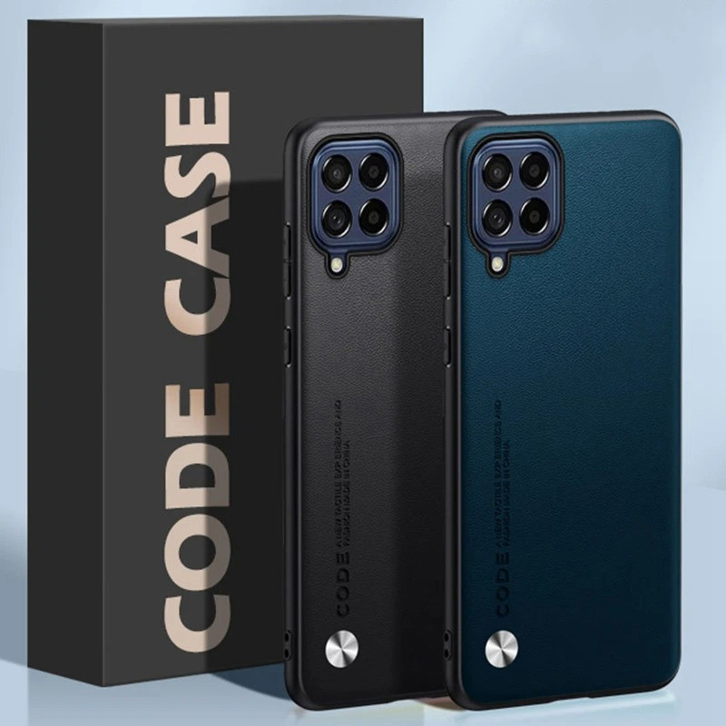 สําหรับ Samsung Galaxy M53 M33 M23 5G แฟชั่นหนังฝาหลัง Soft TPU กรอบป้องกันกรณี