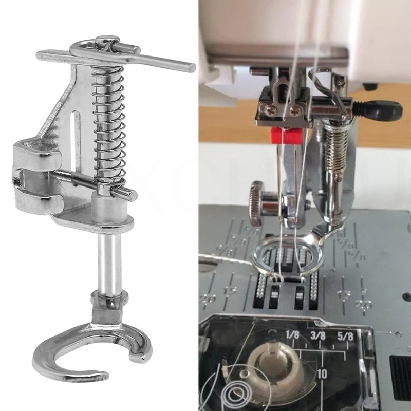 ชิ้นส่วนจักรเย็บผ้า OPEN TOE Free Motion Quilting Darning เย็บปักถักร้อยเท้า High Shank #4021H-OT สําหรับจักรเย็บผ้า Brother Juki