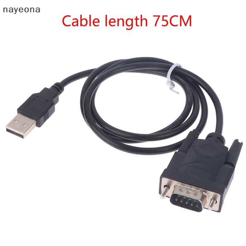 [NAY] 1 PC USB RS232 ถึง DB 9-Pin Male Cable Adapter Converter รองรับระบบ Win7-10 EON