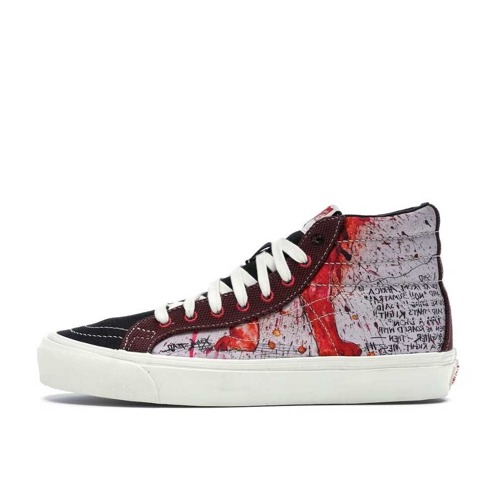 Ralph Steadman × Vans Sk8-Hi Lion "Red Black" Unused