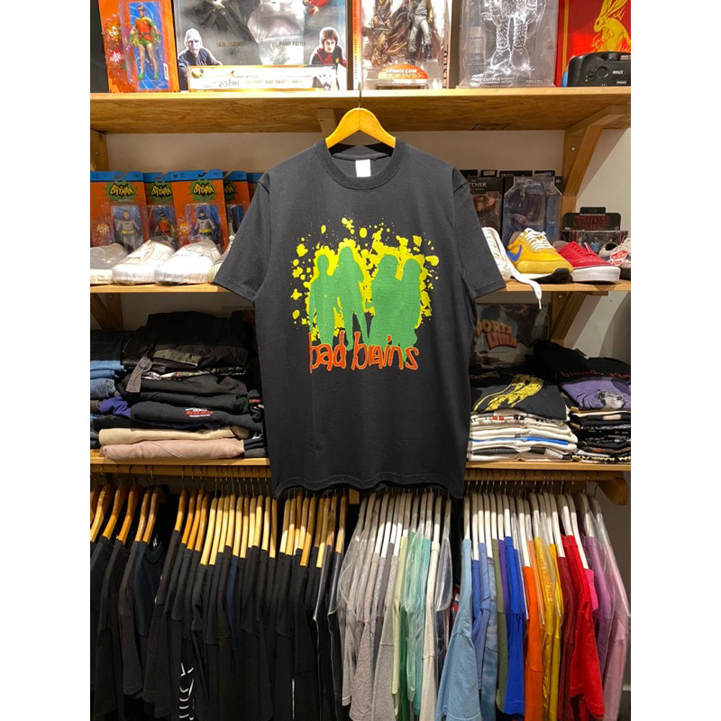 FTF BAD BRAINS - QUICKNESS WORLD TOUR 1989 T-SHIRT BLACK tee