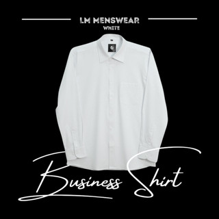 Business Shirt เสื้อเชิ้ต รุ่นบิสเนส โทนสีขาว ปก Semi-Spread…