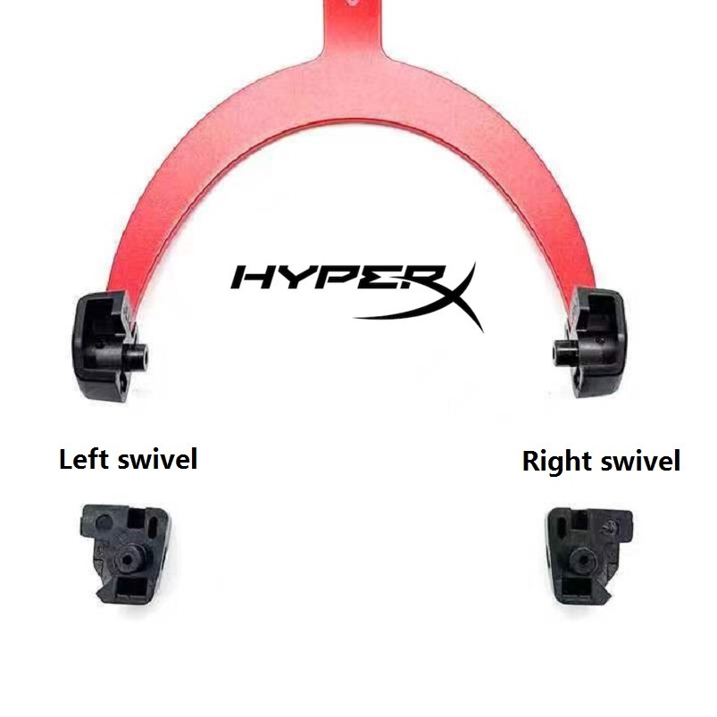 อะไหล่เดิมสําหรับ HyperX Could 2 หูฟังเล่นเกมแบบมีสายเปลี่ยน Could II บานพับหมุนอะไหล่ซ่อมตัวเลื่อน