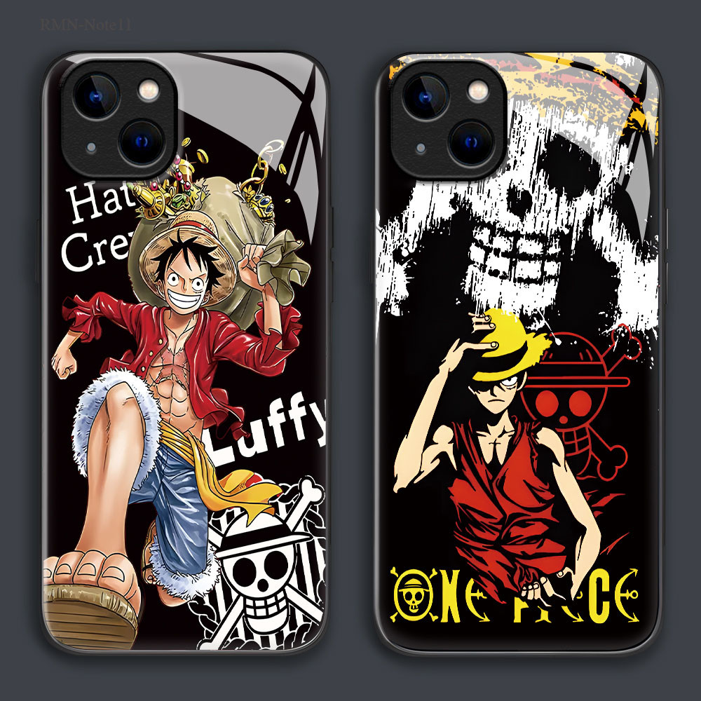 เคส For เคสแข็ง Xiaomi Redmi Note 14 13 12 11 11S 10 10S 9S 9 8 Pro Plus 4G 5G เคสเรดมี เคสโทรศัพท์ Hard Glass Case BLK – โปรปัง