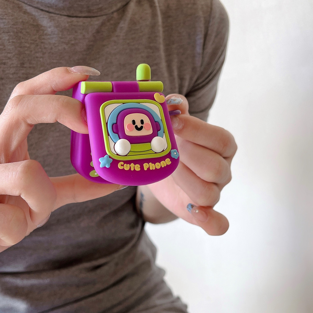 สําหรับ AirPods 4 เคสซิลิโคนน่ารักการ์ตูน Flip cover โทรศัพท์ Buzz Lightyear พร้อมจี้ AirPods 1/2 AirPods pro 2 AirPods 3 หูฟังไร้สายบลูทูธกรณีป้องกันกรณี