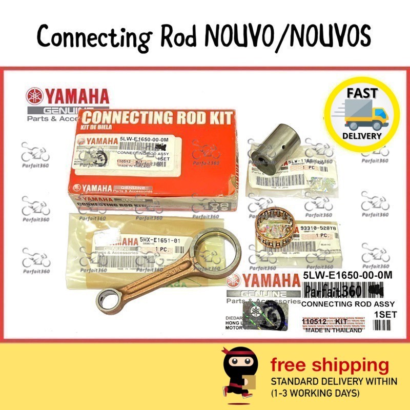 5LW-E1650 NOUVO / NOUVOS S Connecting Rod / Conrod / Tanganเพลาข้อเหวี่ยง 100% HLY