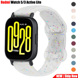 สีสันซิลิโคนกีฬาสําหรับ Redmi นาฬิกา 5 3 Active Lite 22 มม.18 มม.20 มม.กีฬา Breathable Band Samsung Galaxy นาฬิกา FE 7 6 5 4 Classic Pro