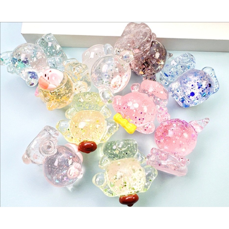 10 ชิ้น Shinny 3D Sanrio เรซิ่น Charms สําหรับ DIY 3*2.45*3.45 ซม. (6-268) - รูปที่ 2