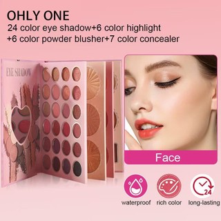 43 Colors EyeShadow Face Palette  Shimmer Matte Shimmering Powder Sequins Book Stage Makeup