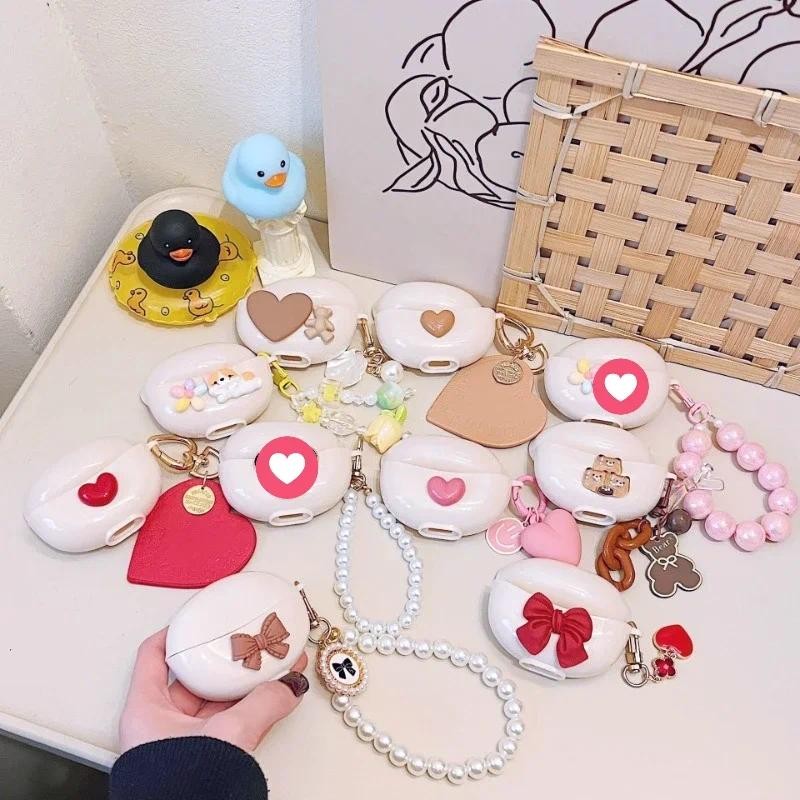 Ins สําหรับ UGREEN HiTune T3/t6 กรณีการ์ตูนหูฟังซิลิโคน TPU ฝาครอบป้องกันสําหรับ HiTune t6 กรณี Fund