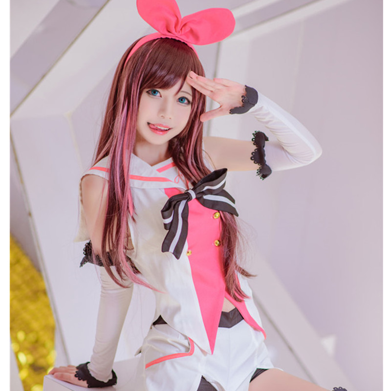 เสมือนจริง YouTuber ปัญญาประดิษฐ์ Kizuna Ai Kizuna Ai c ชุดชุดกะลาสีชุดคอสเพลย์ LYAJIE25.4.2