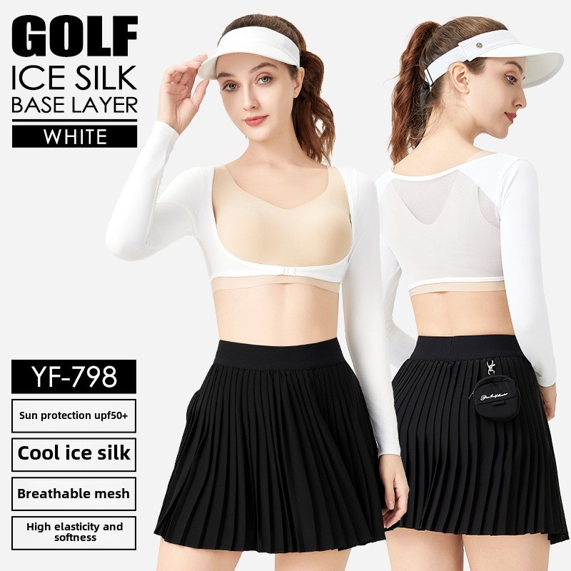 PGM قميص غولف نسائي بأكمام طويلة بارد YF798 — صورة 7