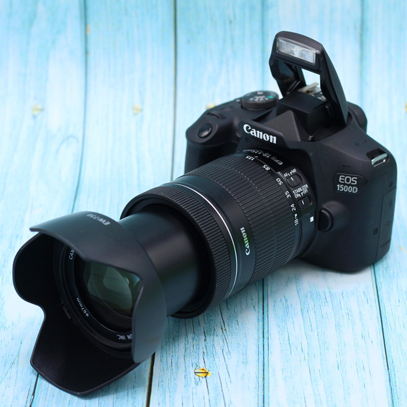 กล้อง DSLR ระดับเริ่มต้นระดับมืออาชีพ Canon EOS 1500D สำหรับนักเรียน กล้องดิจิตอล HD สำหรับการเดินทาง 1300D