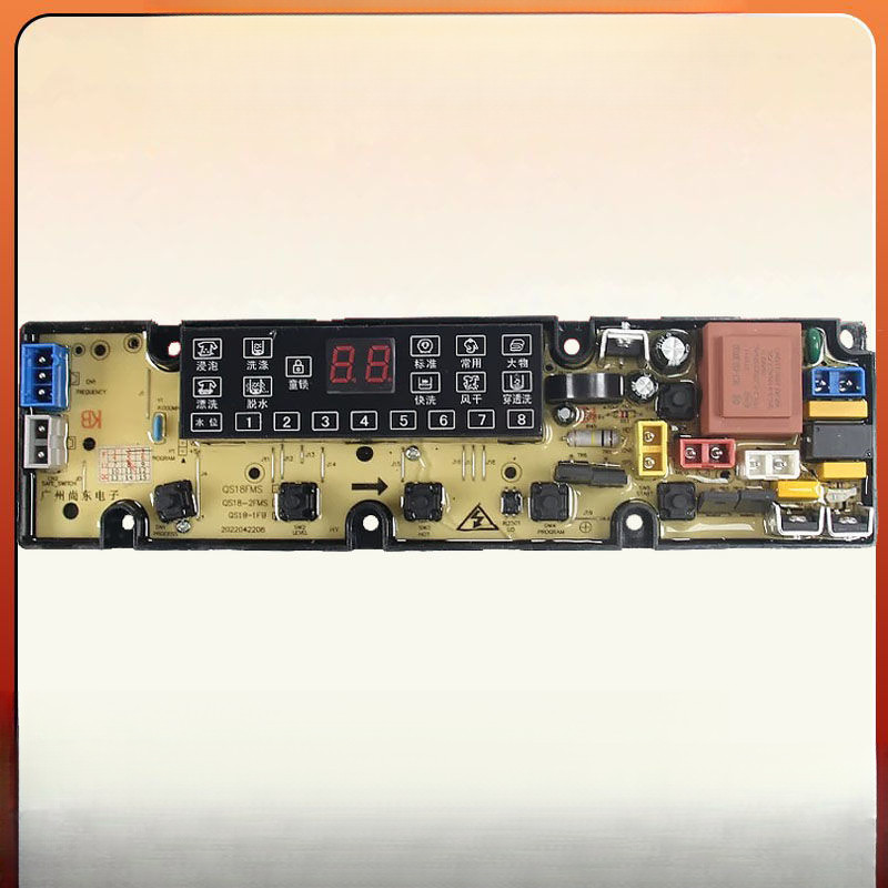 บอร์ดคอมพิวเตอร์เครื่องซักผ้าอัตโนมัติ Panasonic XQB75-7568 บอร์ดควบคุม บอร์ดแสดงผล QS18-1FB