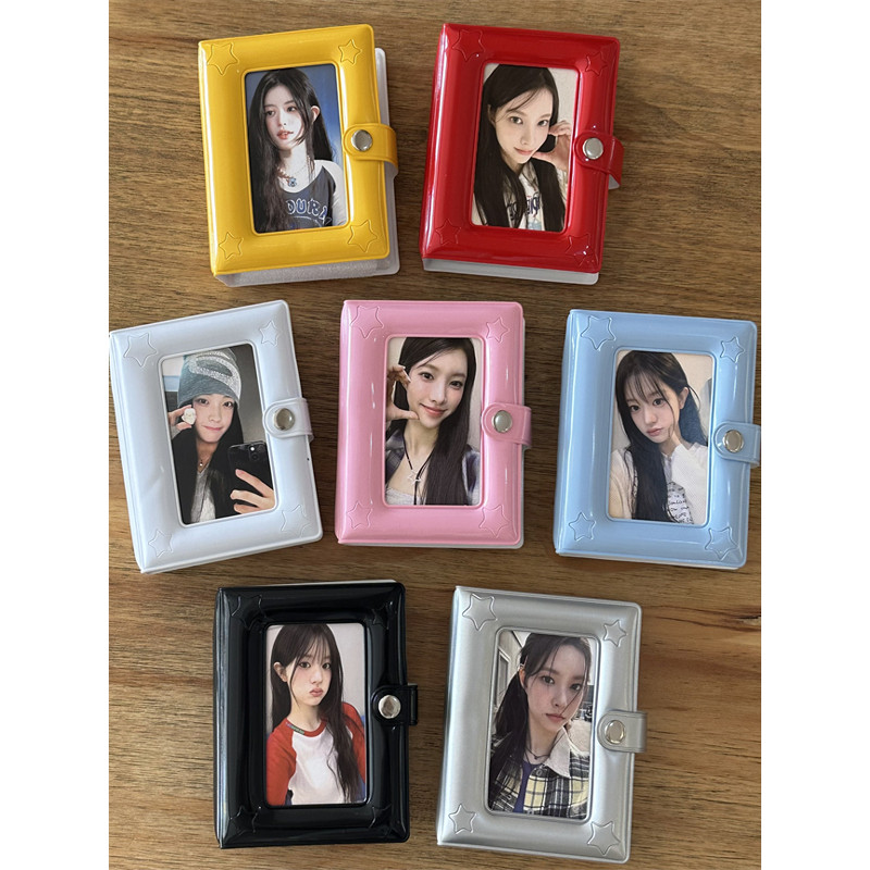 Ins ร้อนขาย Star หนัง Yigongge การ์ดหนังสือ Snap ปุ่ม 10 ซม.อัลบั้มรูปโพลารอยด์ Aidou การ์ดรูปถ่ายกระเป๋าหนังสือ