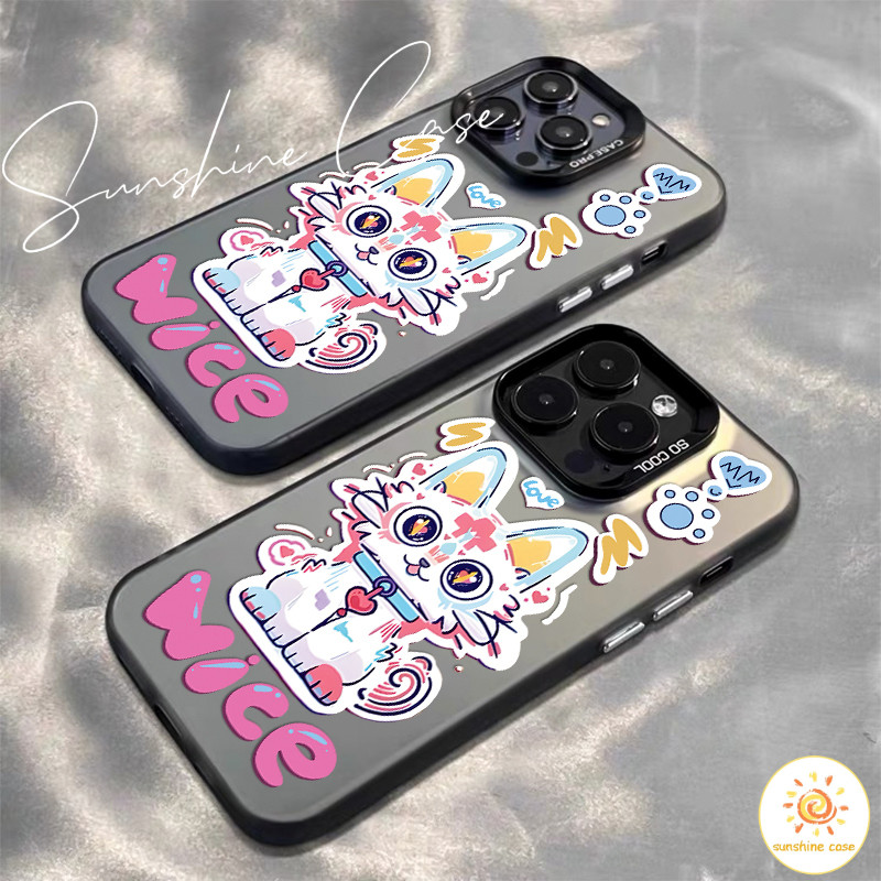 COD เคสไอโฟน15 ลายการ์ตูนลูกสุนัขสีสันสดใส เคสใช้ได้กับ IPhone 13 12 7Plus 14 15 11 Pro MAX XR XS XSMAX SE2020 กันกระแทก