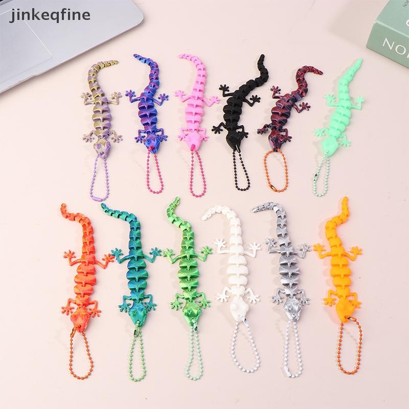 KTH 3d พิมพ์เครื่องประดับ Articulated Wall Gecko ยืดหยุ่น Joint รุ่น Creative ความเครียดบรรเทาของเล่นของขวัญ Hot