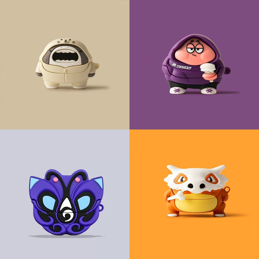 สําหรับ Jeep EW133 เคส Case หูฟังบุคลิกภาพเสื้อกันหนาว Shark Cara Wolf Pie Big Star Motif