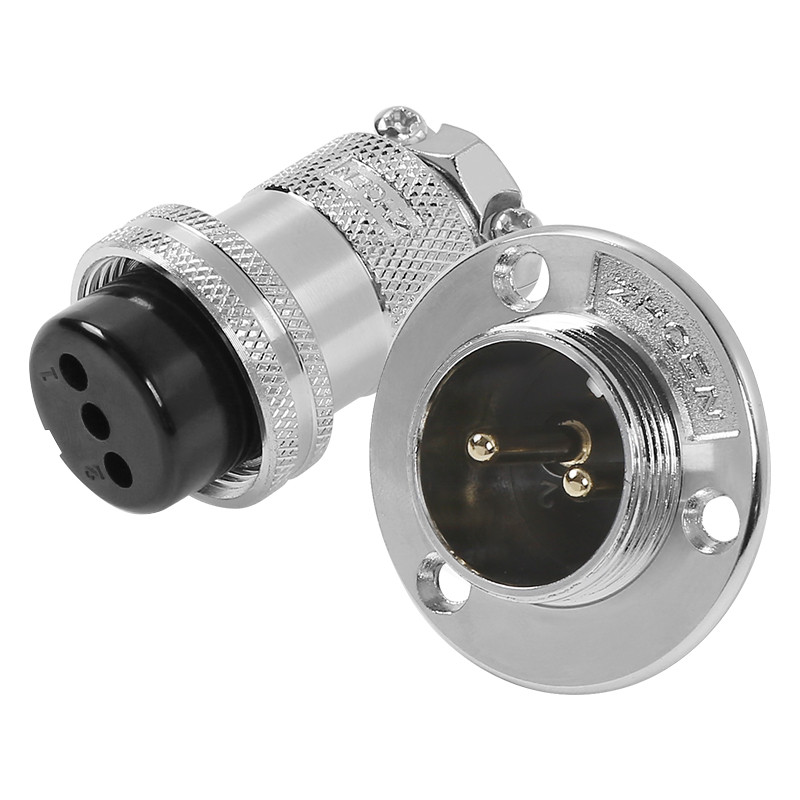 [DF/GX25] Aviation Plug M25 แพ็คเกจอย่างเป็นทางการ 2/3/4/5/6/7/8/10/12 Core หน้าแปลนดิสก์