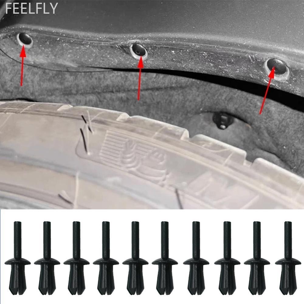 Feelfly 10 ชิ้นรถ Fender Liner Rivet ขยายคลิป Retainer Fasteners สําหรับ BMW 1er 2er 3er 4er 5er 6er