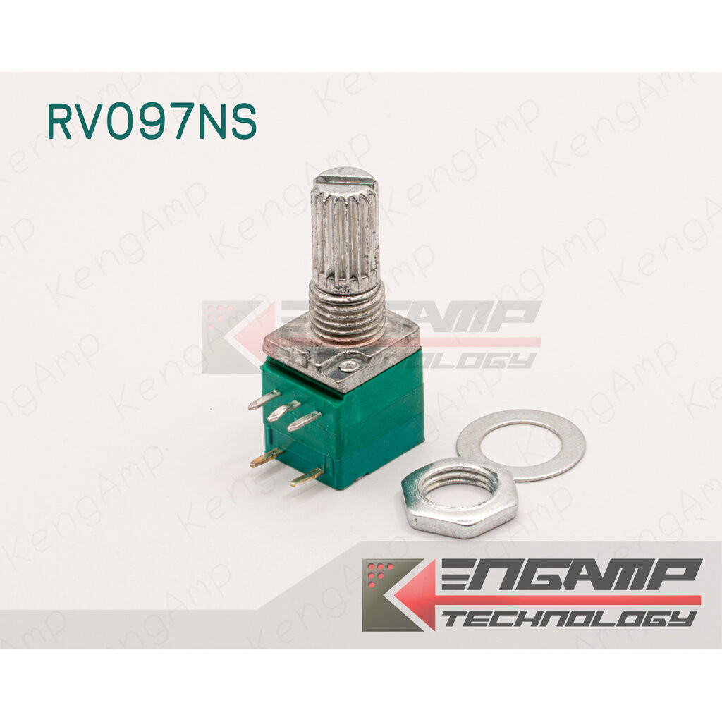(มีตัวเลือก) RV097NS โวลุ่ม 3ขามีสวิทซ์ 2ขา 5K-100K