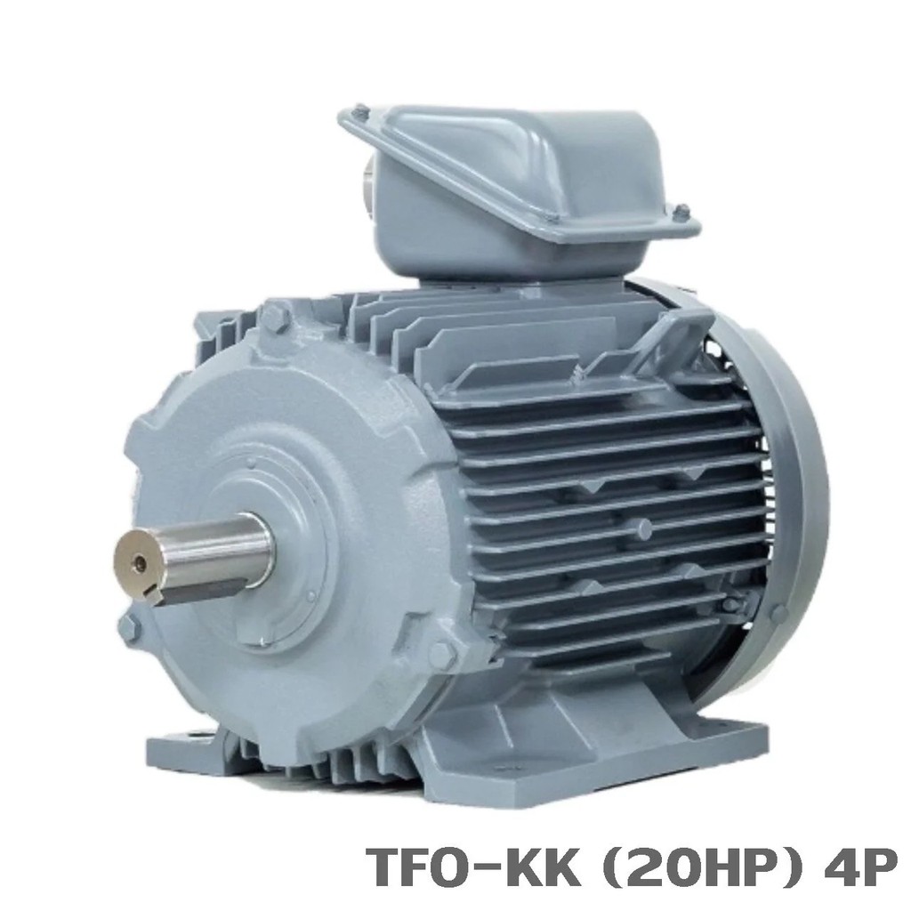 💥แท้ ส่งด่วน💥 HITACHI มอเตอร์ไฟฟ้า รุ่นมีขาตั้ง 20 HP 3 สาย 380V รุ่น TFO-KK (DK) ไฟสูง IP55CE 380/4