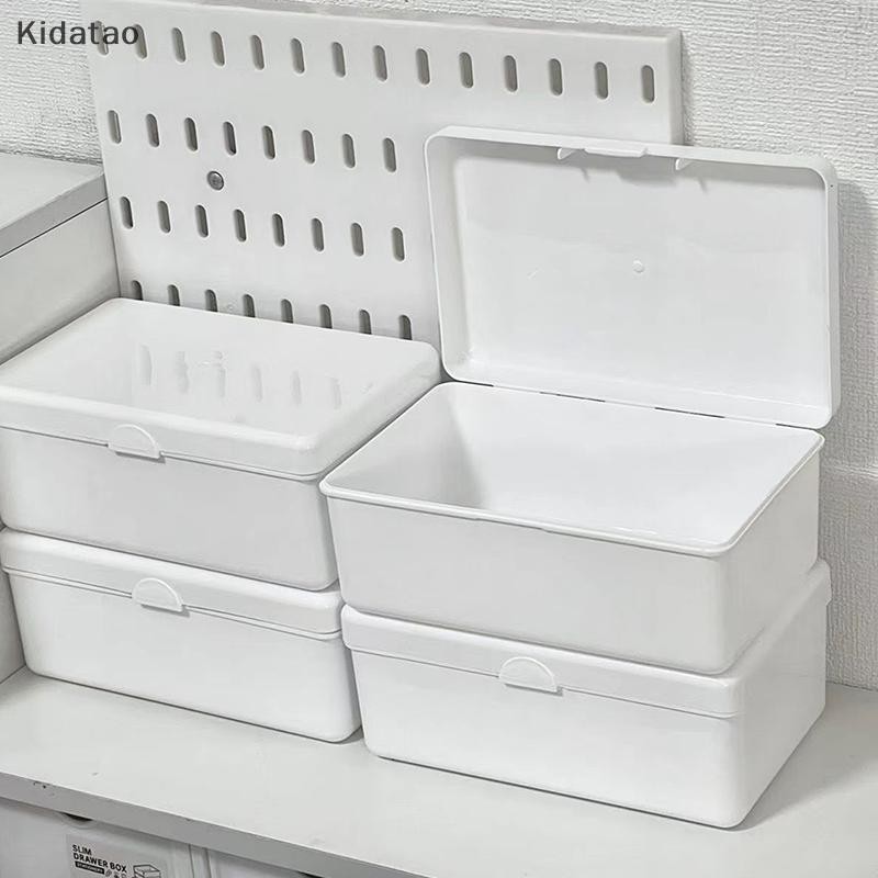 Kidatao โปร่งใสพลิกผ้าฝ้ายกล่องเก็บแต่งหน้า Organizer มัลติฟังก์ชั่น Photocard Idol การ์ดคอนเทนเนอร์กล่องกันฝุ่นใหม่