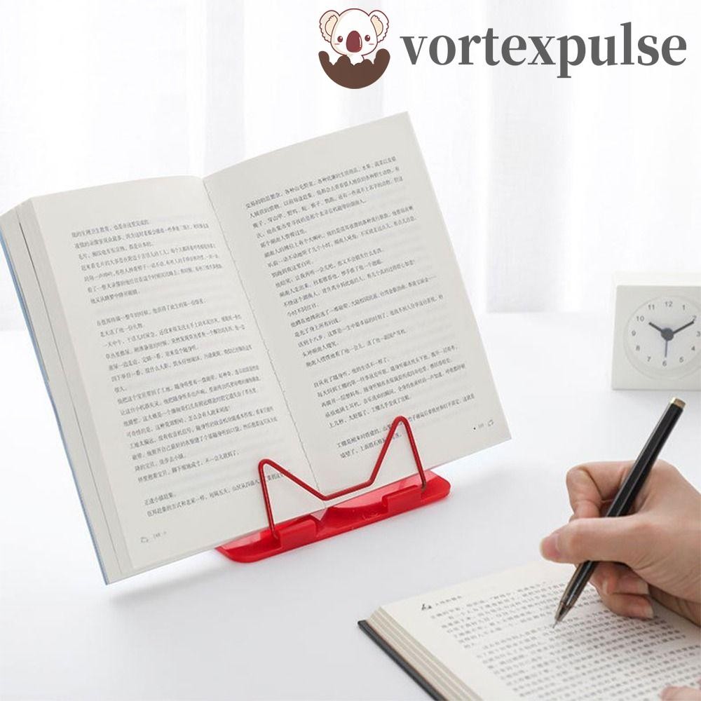 VORTEXPULSE Book Stand แล็ปท็อปปรับแบบพกพาอ่าน Bookend เพลง Score แท็บเล็ตนักเรียนเครื่องเขียนอุปกรณ์สํานักงานสูตรชั้นวางการประดิษฐ์ตัวอักษรขาตั้งอ่าน