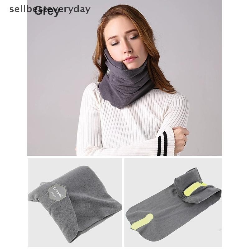 SETH หมอนรองคอนุ่ม VC รูปร่างหมอนป้องกันคอบรรเทาอาการปวดกระดูกแบบพกพา Travel Office Carfy Sleep Headrest Vary