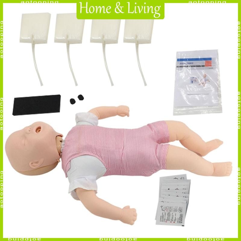 AOTOO ทารกสําลักรุ่น CPR หุ่นฝึกสําหรับเด็ก Airway Obstruction