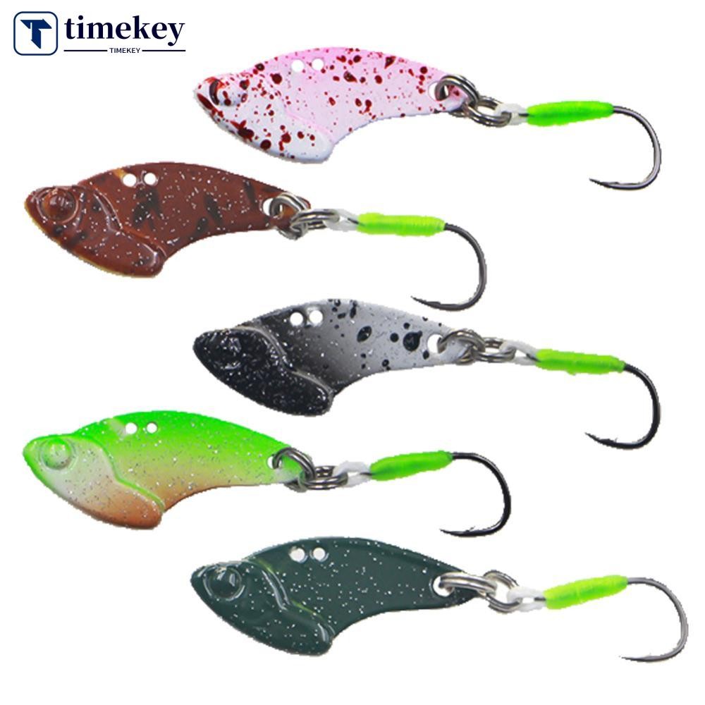 TME 1 PC 25 มม./2.5G ว่ายน้ําเต็มรูปแบบชั้น Universal Micro Vib เหยื่อสีขาว Perch Pouting พิเศษ Long