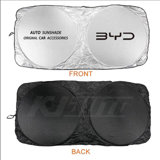 BYD รถหน้าต่างด้านข้าง Sun Shade แม่เหล็ก UV Protection ผ้าม่าน Sun Shield ฝาครอบสองด้านกระจกรถยนต์บังแดดสําหรับ BYD Atto 3 Dolphin E6 Tang ซีล M6 E5 เพลง G5