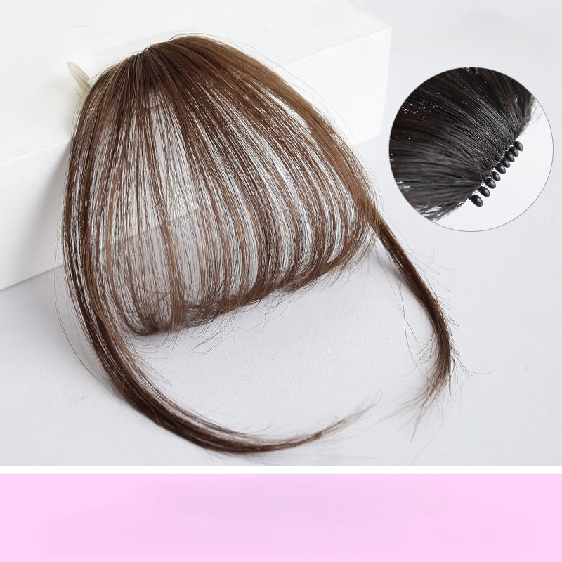 ผมปลอมหน้าม้าแบบธรรมชาติ ส่งตรงจากไทย หน้าม้าบางเบาเสมือนอากาศ ไม่เห็นรอยต่อ สวยเป็นธรรมชาติ（LK） - รูปที่ 6