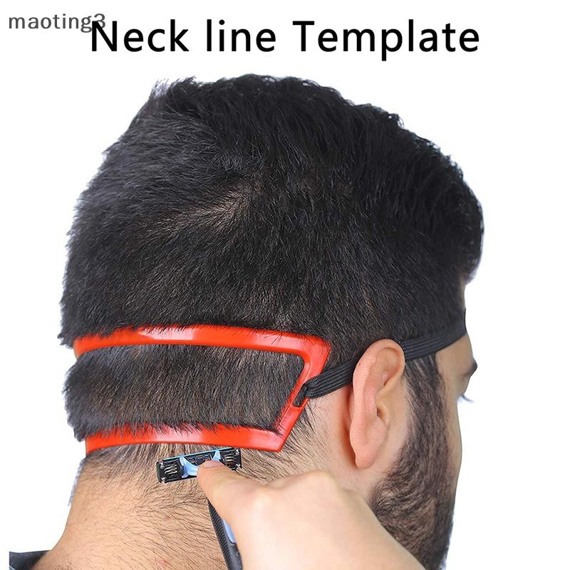 [maoying] Neck Hair Line Guide Neckline Hairline ตัดผมแม่แบบโกนหนวดตัดผม [MT]