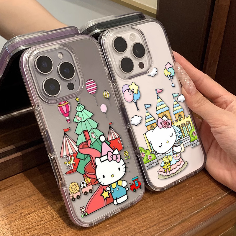 Soft clear case ลูกแมว Park Entertainment KT สําหรับ OPPO A1k C2 A3s A15 A16 A17 A18 A33 A38 A53 A54