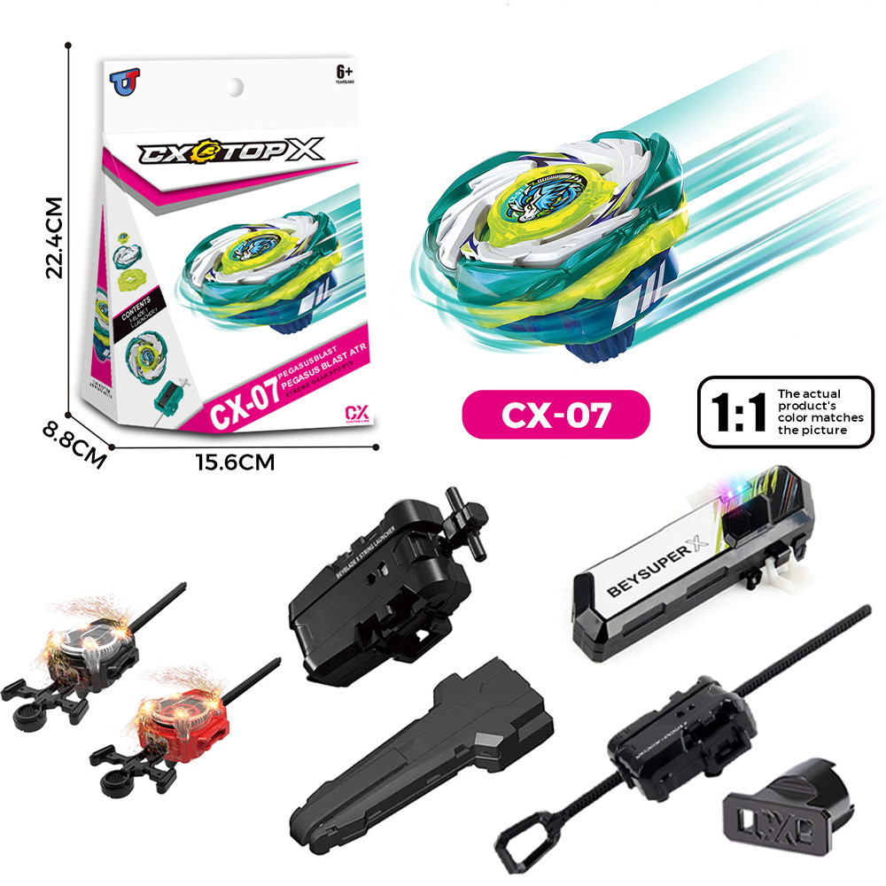 Beyblade X CX-07 Pegasus Blast ATR Beyblade Xtreme พร้อมชุดเปิด Ripcord