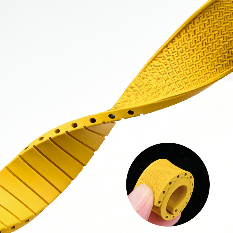 20 มม.22 มม.ใหม่ FKM Tropic Strap Universal Quick Release Fluoro ยางนาฬิกาสแตนเลสพับหัวเข็มขัดสร้อยข้อมืออุปกรณ์เสริม