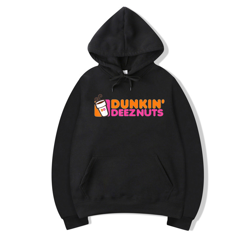 Dunkin Deez Nuts - Dunkin Deeznuts Hoodies ความงามเสื้อผ้ากราฟิกเสื้อกันหนาวเสื้อด้านบนตัวอักษรพิมพ์